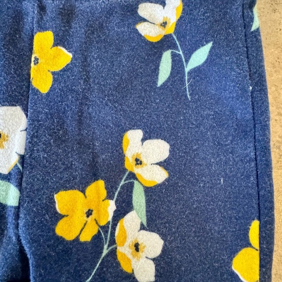Carter's -Yellow Romper and Blue Floral Leggings Set, Size 6M - Picture 6 of 7